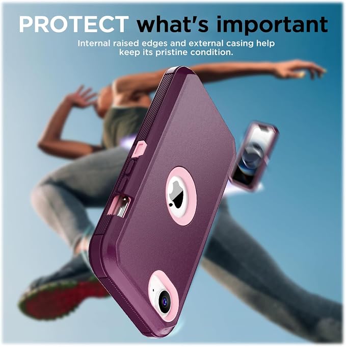 AICase for iPhone 17e/iPhone 16e Case 2026,Heavy Duty Drop Protection Full Body Rugged Shockproof/Drop Proof/Dust Proof Military Protective Tough Durable Cell Phone Cover for iPhone 17e/16e 6.1_4