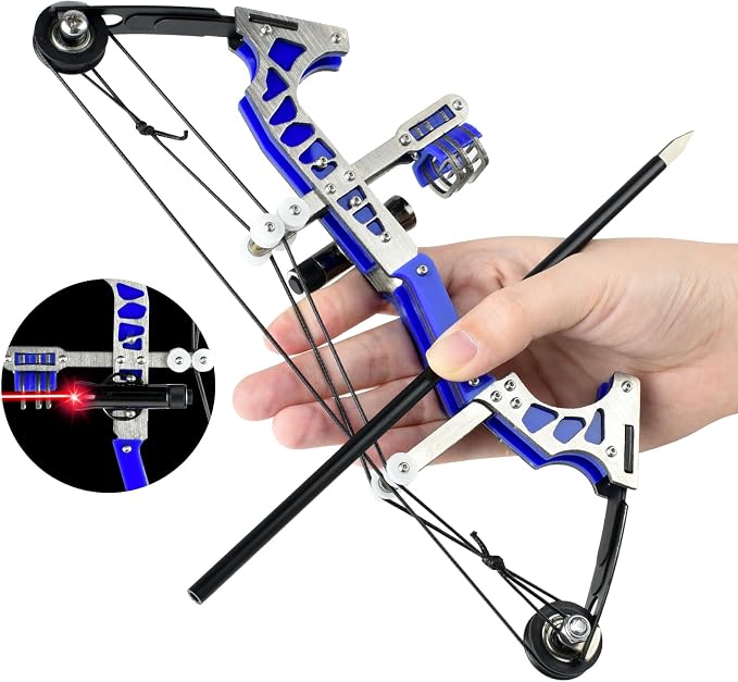 Archery Bow Set Left and Right Hand Compound Bow Hunting Bow Metal Material Catapult RH/LH for Practice Archery