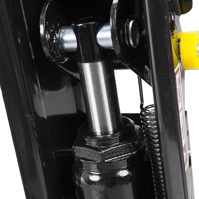 Torin TORT825051 Hydraulic Low Profile Trolley Service/Floor Jack with Single Piston Quick Lift Pump, 2.5 Ton (5,000 lb) Capacity, Black, Medium