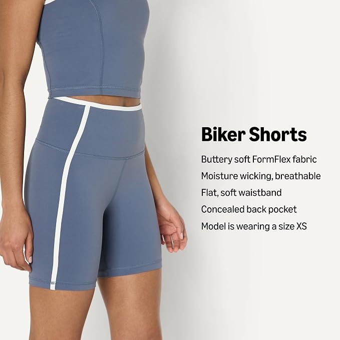 Amazon Essentials Women's Active FormFlex Buttery Soft High Waist Biker Shorts