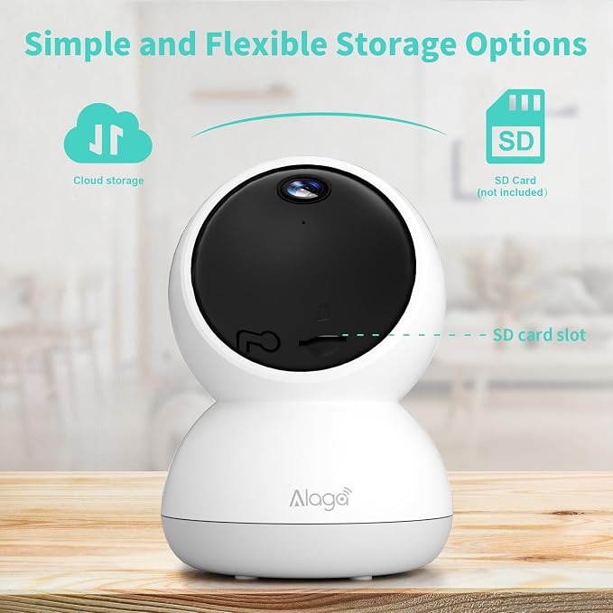 Indoor Camera, 3K HD Indoor Security Camera, 360�� Pan/Tilt Pet Camera, 2-Way Audio, Siren, Night Vision, Baby/Pet Monitor with Phone App 2.4G and 5G WiFi, Compatible Alexa and Google Assistant