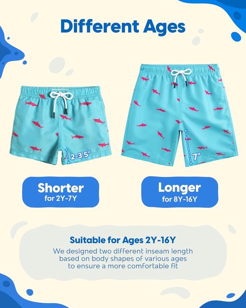 Maamgic Boys Swim Trunks - Toddler Bathing Suit with Quick-Dry Fabric | Stylish Swimwear for Little Boys