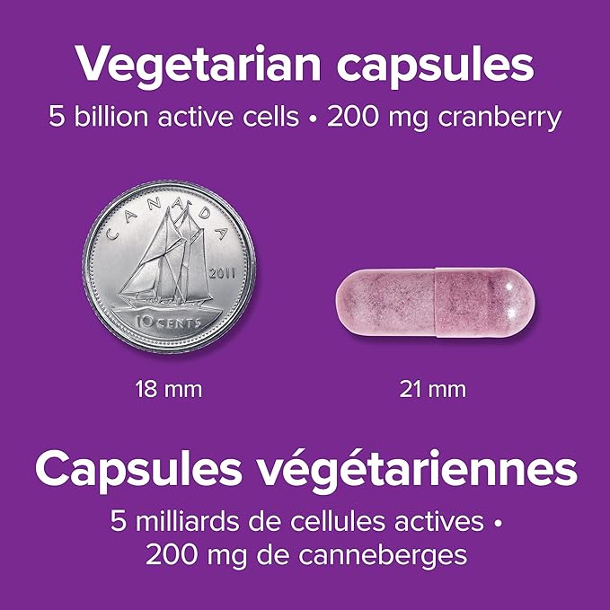 Webber Naturals Women's Multi Probiotic with Cranberry, 45 capsules