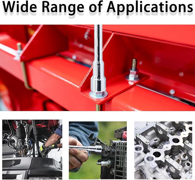 2Pcs 14mm Socket Wrench Screwdriver, Hexagon Nut Driver with Steel Cushion Grip for Easy Hand-Making and Repair Projects