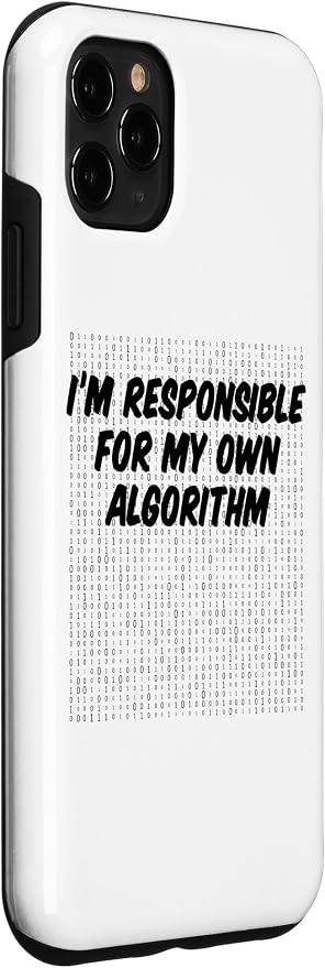iPhone 11 Pro Max Binary Code Computer Algorithm AI Artificial Intelligence Case