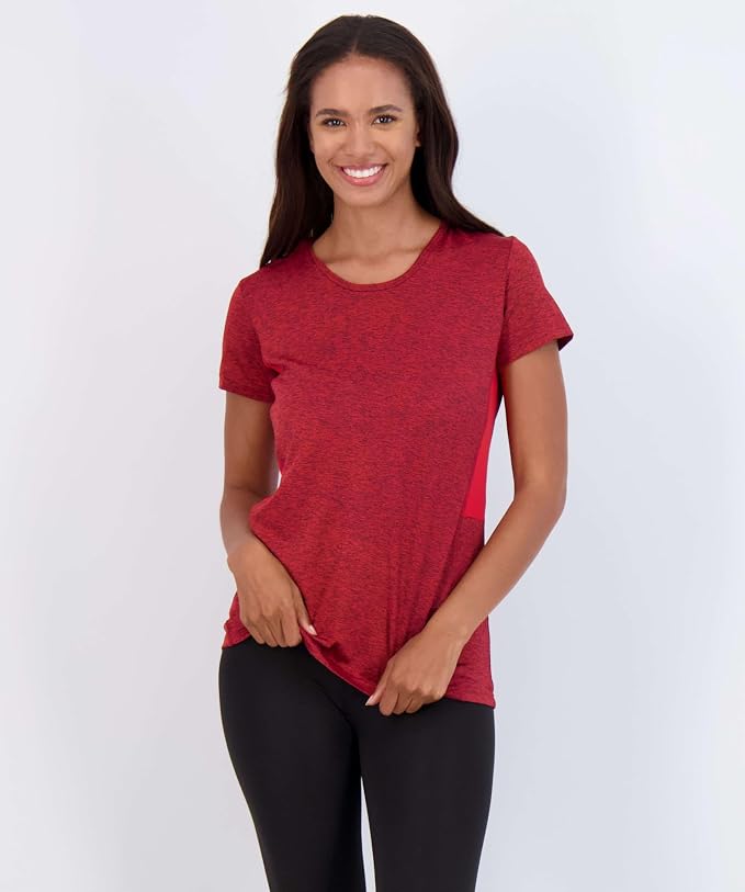 5 Pack Women's Dry Fit Short Sleeve Athletic Gym Workout Running Tops | Available in Plus Size, Exercise, Sports, Fitness, Quick Dry, Cooling, Moisture Wicking, Loose Basic Tees, Yoga, Pilates