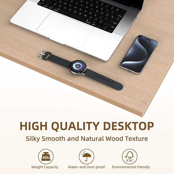 Universal Solid One-Piece Wood Table Top, 55"x28"x1" Workbench Top - Rectangular Particle Board for Standing Desk, Home Office Desk Countertop DlY, Washer Dryer, Coffee, Bar Tabletop
