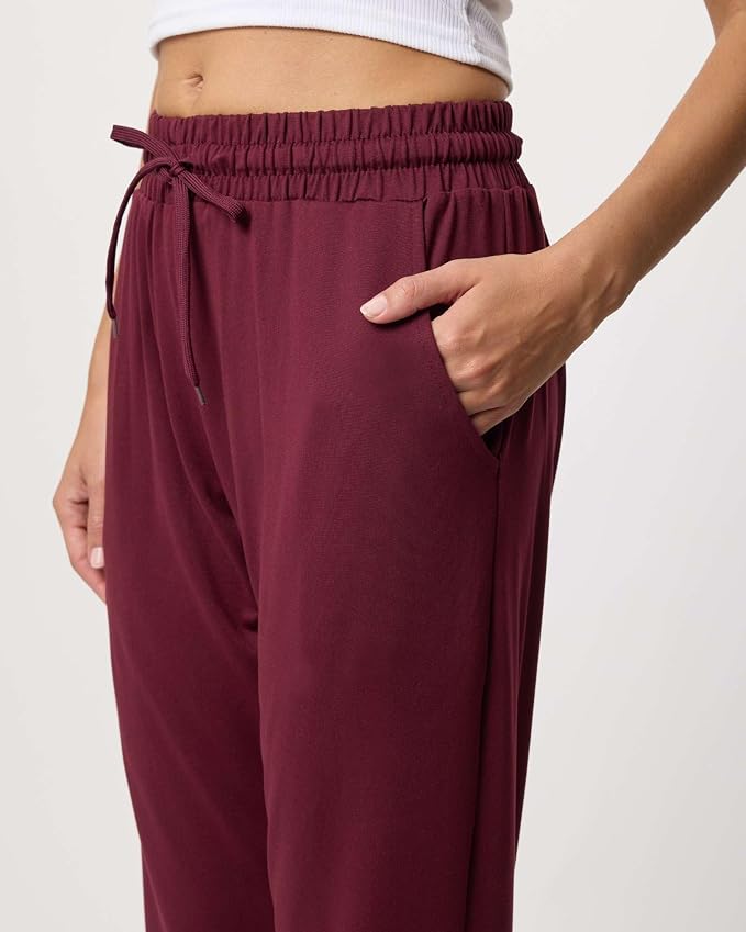 3 Pack Women's Lounge Joggers Sweatpant Active Athletic Yoga Workout Pocket | Available in Plus Size, Ladies Casual, Drawstring Gym Pants, Sleep Bottoms, Hiking, Running, Fitness, Exercise, Pajama, Soft