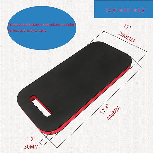 ZKTOOL 1050 Kneeling Pad/Protection Knee Pads | Kneeling Work Mat/Under Car Mat/Creeper Pad/Work Pad/Foam Pad / 18" x 11" x 1.2".