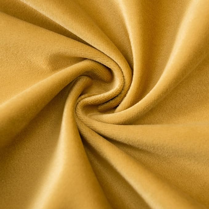 20x20 Throw Pillow Covers Set of 2 Decorative Velvet Cushion Covers,Gold | Soft Pillow Cases with Invisible Zipper for Modern Couch Sofa Bed Living Room Bedroom Home Decor
