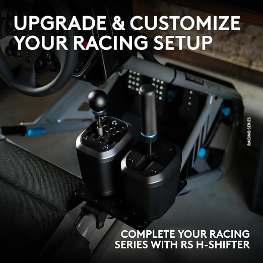 Logitech G RS H-SHIFTER for PC/Xbox/Playstation | Sim Racing shifter compatible with Logitech G PRO and RS50 wheels and G923/G29/G920 with Racing Adapter