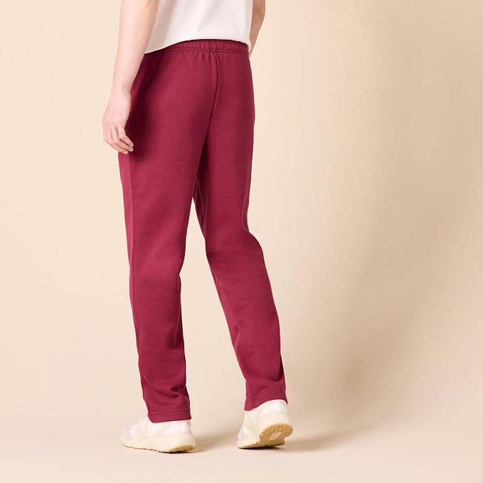 Amazon Essentials Men's Relaxed Straight Leg Fleece Open Bottom Sweatpant (Available in Big & Tall)