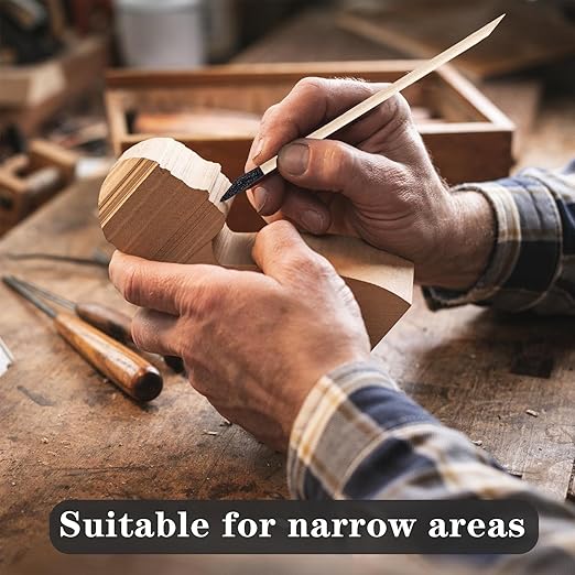 50 Pcs Sanding Sticks, 280 Grit Matchsticks Sanding Twigs, Fine Detailing Sanding Tools for Tight Spaces Plastic Models Wood, 5.4 x 0.2 Inch