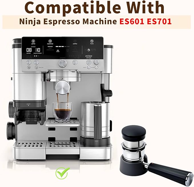 Portafilter Holder for Ninja Espresso Machine, Espresso Tamping Station | for Ninja Luxe Cafe ES601 ES701, Silicone Coffee Tamper Base, Non-Slip, Stable Tamping Support, Protect Countertop