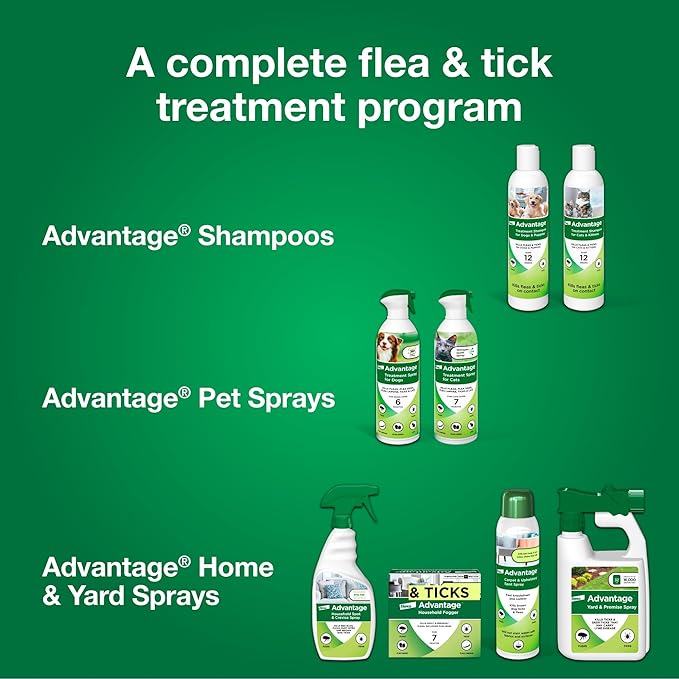 Advantage Household Fogger | Kills Fleas & Ticks | Flea Fogger for Home | 2 oz. Canisters (Pack of 3)