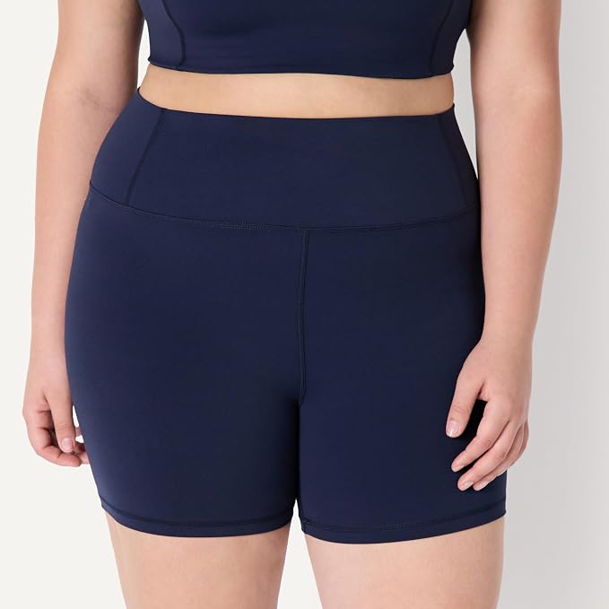 Amazon Essentials Women's Active FormFlex Buttery Soft High Waist Biker Shorts