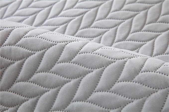 GIBZ Waterproof Dog Bed Cover Anti Slip Pet Furniture Protector Washable Blanket Large Soft Quilted Mat, Grey, 75x180cm