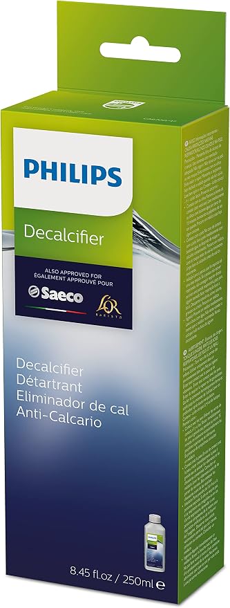 Philips Kitchen Appliances Philips Original Espresso Machine Descaler, Perfect Descalcification for a Prolong Machine Lifetime, 1 Descaling Cycle, Bottle of 250 ml, (CA6700/47)