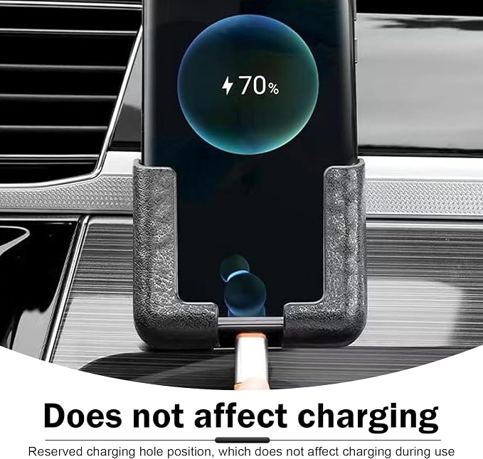 2 PCS Car Mobile Phone Brackets, Multifunctional Dashboard Phone Holder Mounted, Self Adhesive Adjustable Width Cellphone Bracket, Fit for All Phones, Back Seat, Wall, Home (Black)