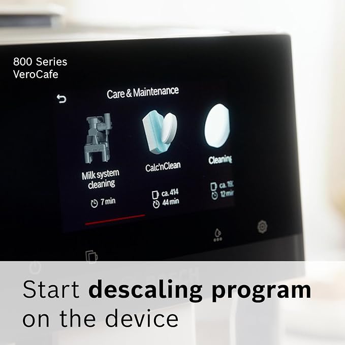 Bosch Descaling Tablets for VeroCafe Coffee and Espresso Machines | Remove Limescale, Corrosion Buildup - Maintenance Accessory for VeroCafe, 3 Tabs - TCZ8002US
