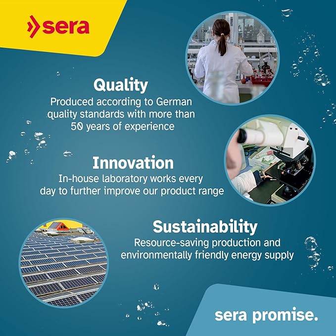 Sera Pleco Chips 13.4 oz./0.84lbs | Premium Fish Food for Ancistrus & Plecos | High Fiber | No Dyes & Preservatives | Supports Digestion & Promotes Healthy Growth | Ideal for Bottom Feeders