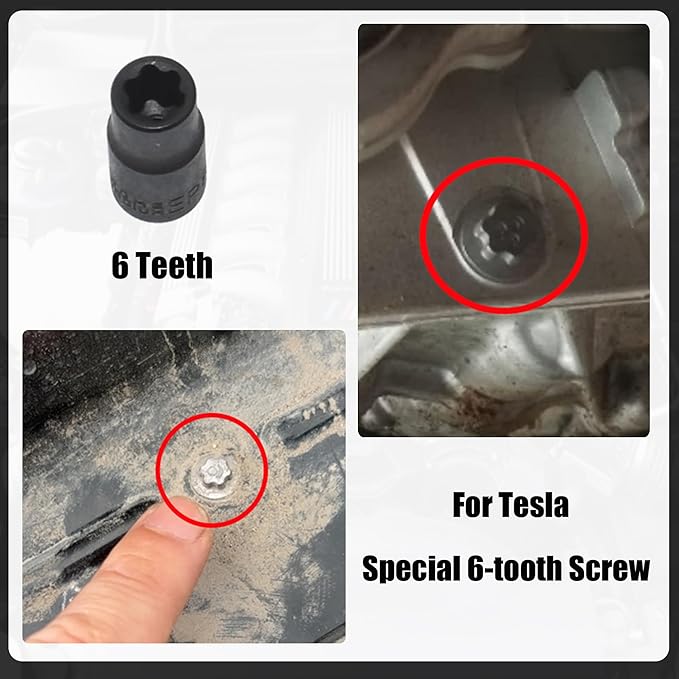 Torx Plus Socket Set, External Torx Plus 6 Point EP Socket EP4 - EP32 19Pcs With 1/2'' 3/8'' 1/4'' Dr, Replacement for E-TORX Socket Set, Works with Most Cars and Tesla
