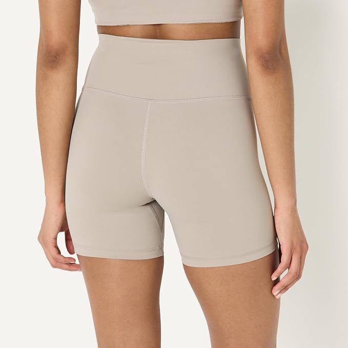 Amazon Essentials Women's Active FormFlex Buttery Soft High Waist Biker Shorts