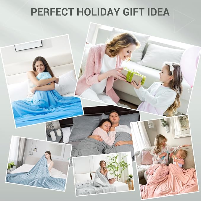 Elegear Revolutionary Arc-Chill® 3.0 Cooling Blanket for Hot Sleepers Queen | Q-Max>0.5 Cooling Fabric, Absorbs Heat to Keep Body Cool, Lightweight Summer Blankets for Night Sweats & Menopause, 90"x90"