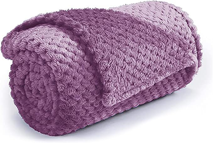 Pet Blanket Warm Soft Dog Blankets Washable Cat Throw Blankets Sofa Bed Couch Furniture Protector Cover for Small Medium Large Dogs Cats, Pink, 63" x 79"