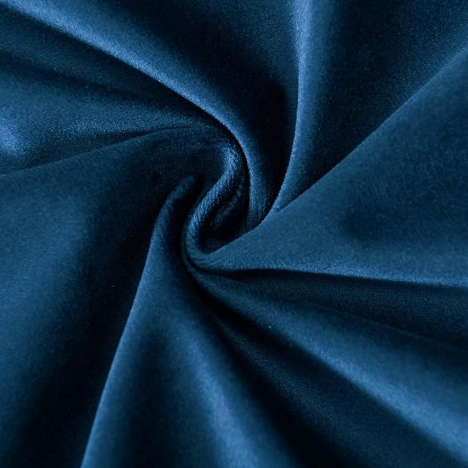 20x20 Throw Pillow Covers Set of 2 Decorative Velvet Cushion Covers,Navy | Soft Pillow Cases with Invisible Zipper for Modern Couch Sofa Bed Living Room Bedroom Home Decor