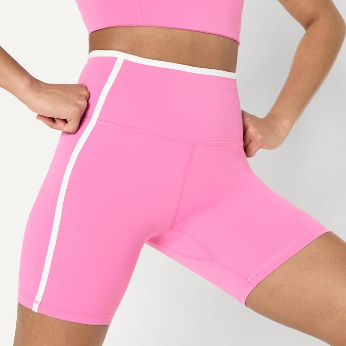 Amazon Essentials Women's Active FormFlex Buttery Soft High Waist Biker Shorts