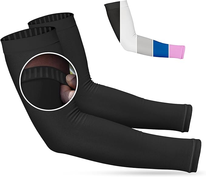 SportsTrail Cooling Arm Sleeves for Men & Women – Breathable, UV Sun Protection, Sports Arm Sleeves for Women, Men & Youth