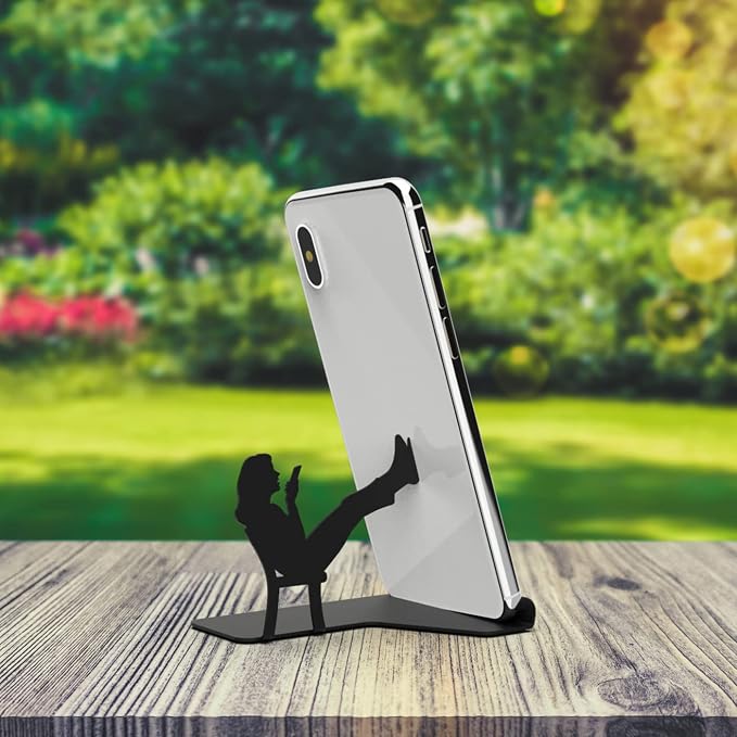Artori Design Cell Phone Stand for Desk - Smartphone Stand for Office or Home - Cute Phone Stand for Recording Watching Videos Gaming or Video Calls - Unique Phone Holder for Tablets and Cellphones