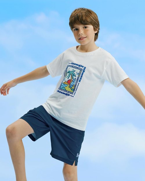 Maamgic Boys Swim Trunks - Compression Liner & Anti-Chafe Design | Stretchy Swim Shorts with Zipper Pocket
