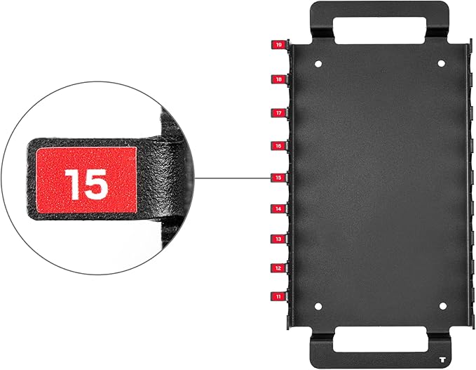 TEKTON Flat End Hex L-Key Set with Holders and Racks, 43-Piece (0.050-3/4 in., 1.3-19 mm) | KLX99302