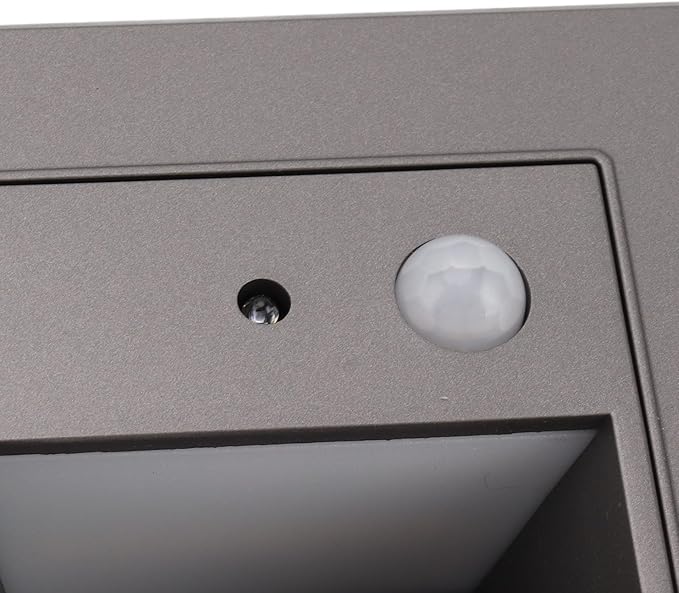 SIXRUN 1.5W Step Lights Motion Sensor LED Recessed Stair Light, Dusk to Dawn Sensor, Premium PC Panel, for Indoor Bedroom, Corridor