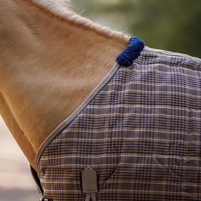 Country Pride Highland 1200D Lightweight Stable Blanket (70, Tan Plaid)