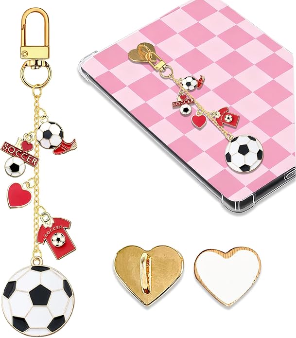 Charm Chains for Kindle,Cute E-reader Phone Charm Bracelets Accessories Compatible for Kindle E-Reader Phone iPad AirPod,Gifts for Reader Booklovers