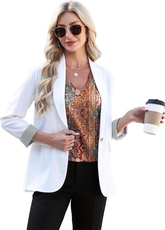 WIHOLL Womens Satin Summer Tops Cap Short Sleeve Blouses V Neck Shirts Business Casual Outfits Fashion Clothing 2026