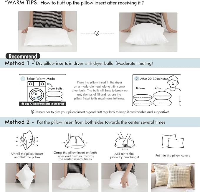 MIULEE 22x32 Inch Throw Pillow Insert for Couch Sofa Bed | Premium Virgin Filling, Soft Brushed Fabric, Rectangle Decorative Pillow, Lumbar Back and Neck Support