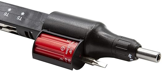 Triplett TMAL-002 10-in-1 Mini Autoloading Ratcheting Screwdriver with Magnetic Bits