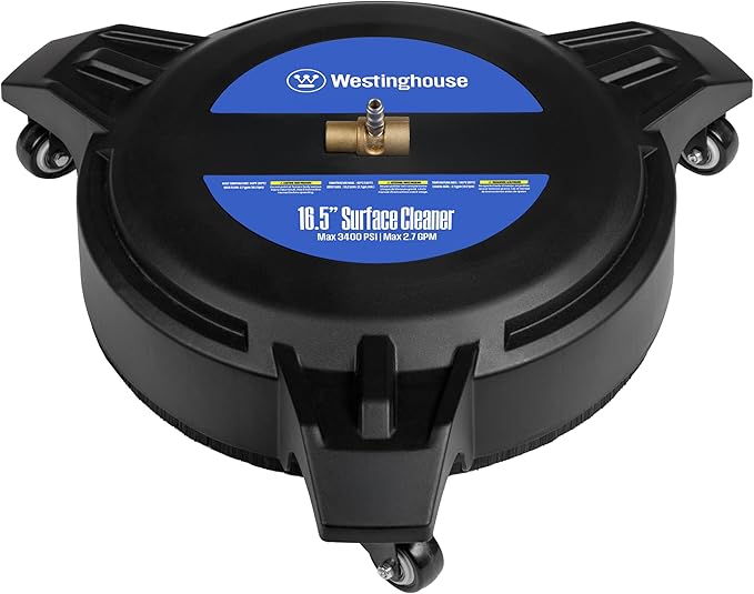 Westinghouse Universal 16.5" Pressure Washer Plastic Surface Cleaner Attachment - 3400 Max PSI, 1/4” Connector - for Gas and Electric Pressure Washers
