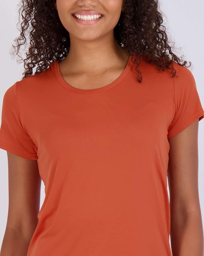 5 Pack Women's Dry Fit Short Sleeve Athletic Gym Workout Running Tops | Available in Plus Size, Exercise, Sports, Fitness, Quick Dry, Cooling, Moisture Wicking, Loose Basic Tees, Yoga, Pilates