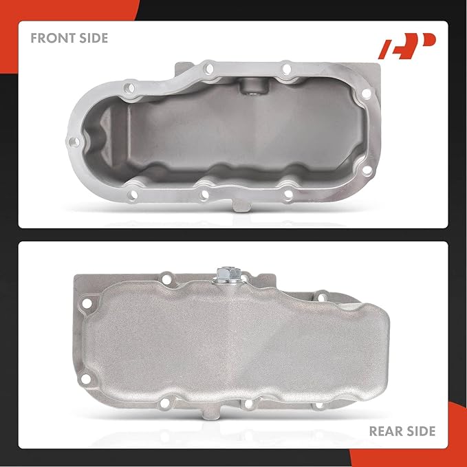 A-Premium Engine Oil Pan Sump with Drain Plug Compatible with Suzuki Grand Vitara 2006 2007 2008 V6 2.7L, Replaces 11521-66J00, 1152166J00