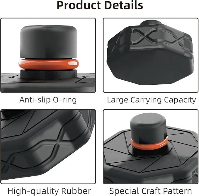 TCE Lifting Jack Pads for Tesla Model Y/S/3/X:Non-Slip Jack Pucks Tesla Accessories for Battery & Chassis Protection,4 Packs with a Storage Case,ATSLS001U