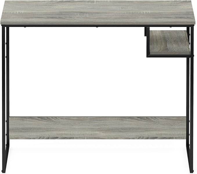 Furinno Moretti Lifestyle Study Desk, 35 Inches, French Oak Grey