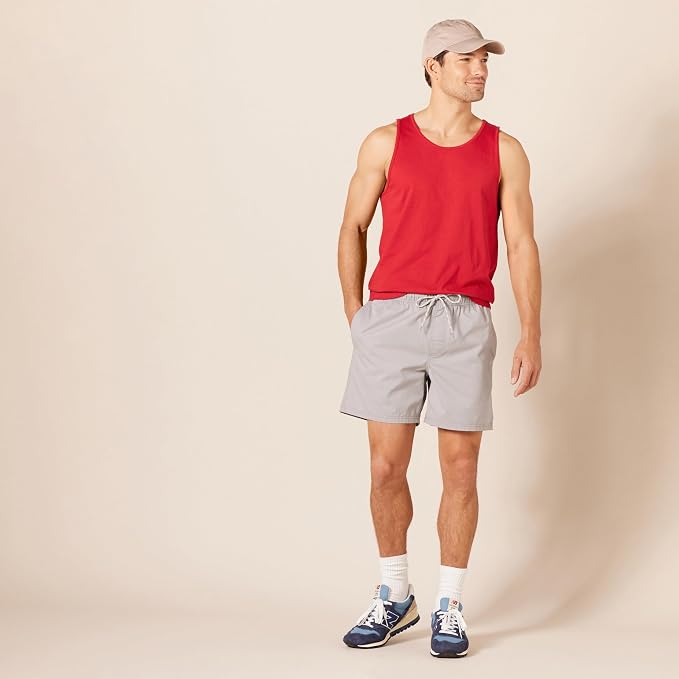 Amazon Essentials Men's Active Quick Dry Tech Stretch Moisture Wicking Lightweight Gym Tank Top