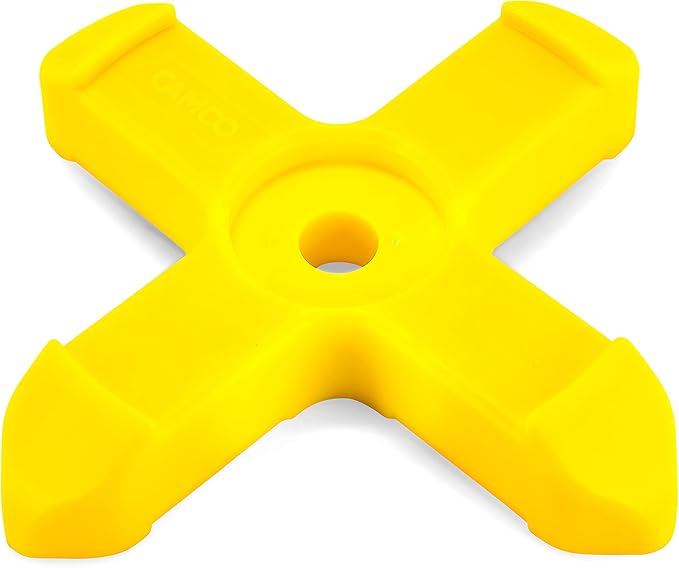 Camco RV Tongue Jack Stand - Distributes Your Trailer Weight Evenly - Compatible with 2-inch and 6-inch Diameter Tongue Jacks - Features a 3,500 lb. Weight Rating (44636)