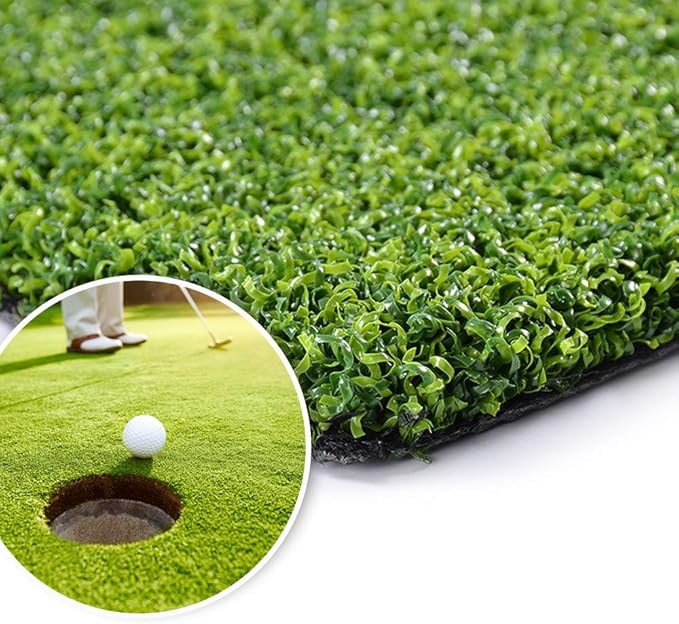 Pro Putting Green Golf Artificial Grass Turf 10FTX38FT， Indoor Outdoor Golf Training Mat, Synthetic Fake Grass for Baseball Football Gym Sports