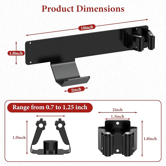 Floor Jack Wall Mount, Heavy Duty Jack Stand Wall Mount Rack for Hydraulic Car Jacks Easy Install Floor Jacks Holder with Anti-Rust Coating Floor Jack Accessories for Space-Saving